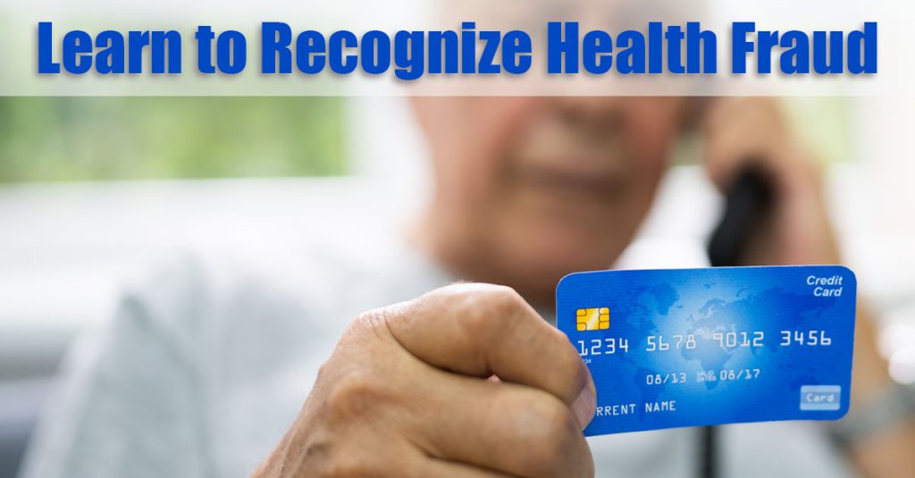 Learning to recognize Health fraud. Senior man calling about his credit card account.